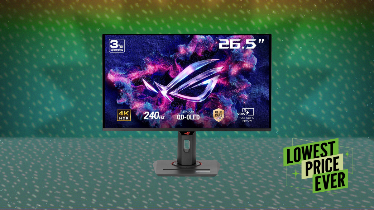 ASUS ROG Strix 4K OLED Gaming Monitor Drops $100 to $799