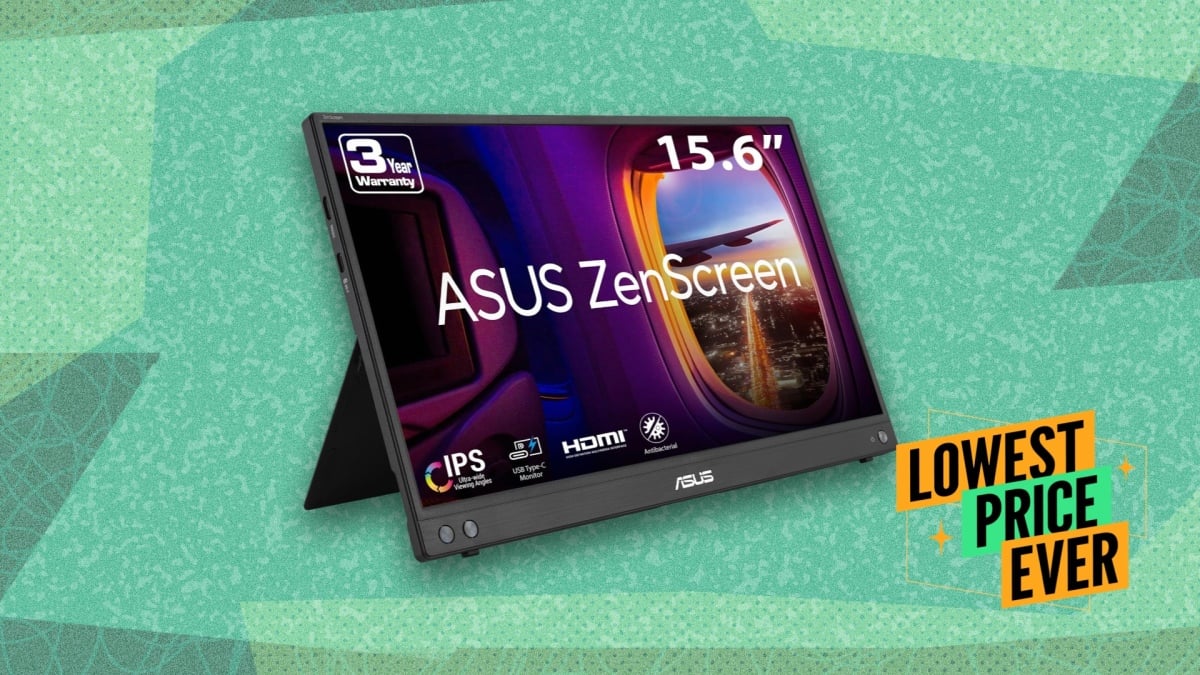 ASUS ZenScreen Portable Monitor Hits All-Time Low at $95
