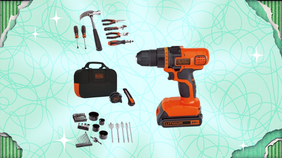 Black+Decker 20V 68-Piece Beginner Tool Kit Is 20% Off at Amazon