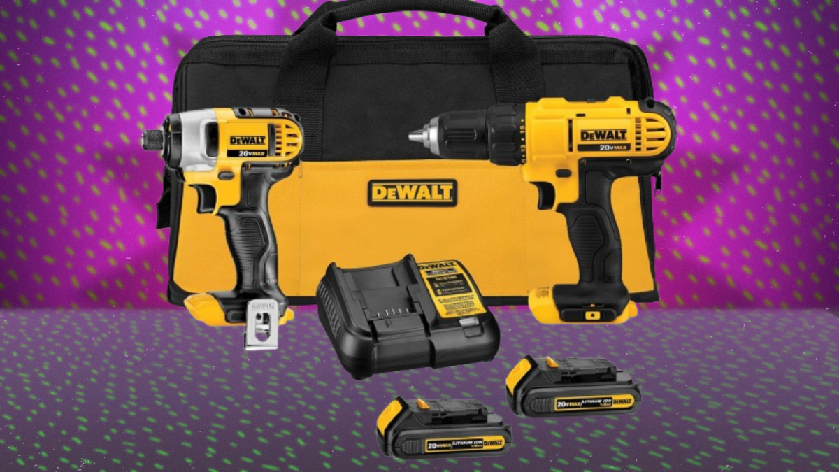 DeWalt 20V Drill and Impact Driver Combo: 38% Off After Prime Day