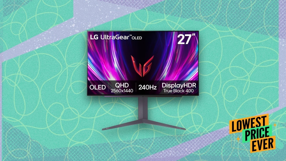 LG Ultragear 27-Inch OLED Gaming Monitor Drops $400 at Amazon
